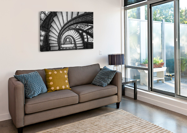 THE ROOKERY SPIRAL STAIRS DUTCH PHOTOGRAPHER  Canvas Print