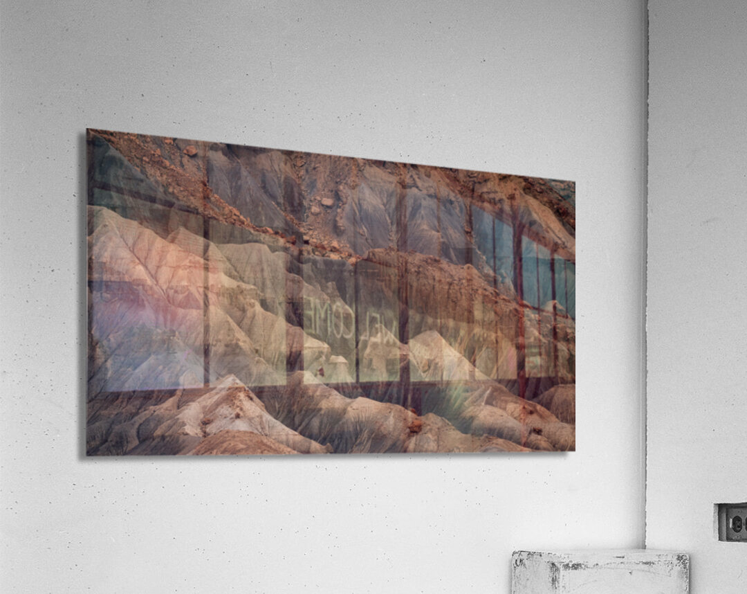 Factory Butte Utah | Erosion and Texture in Desert Landscape Acrylic Print