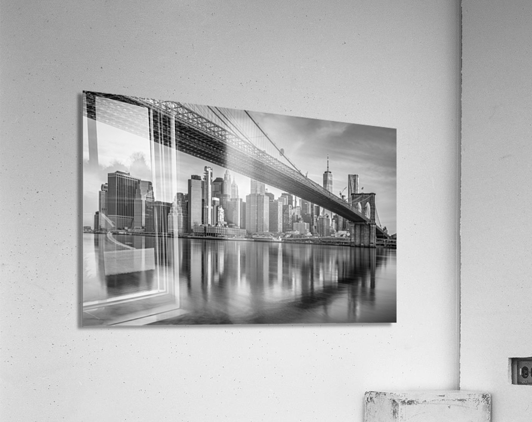 From Brooklyn to Manhattan  Acrylic Print 