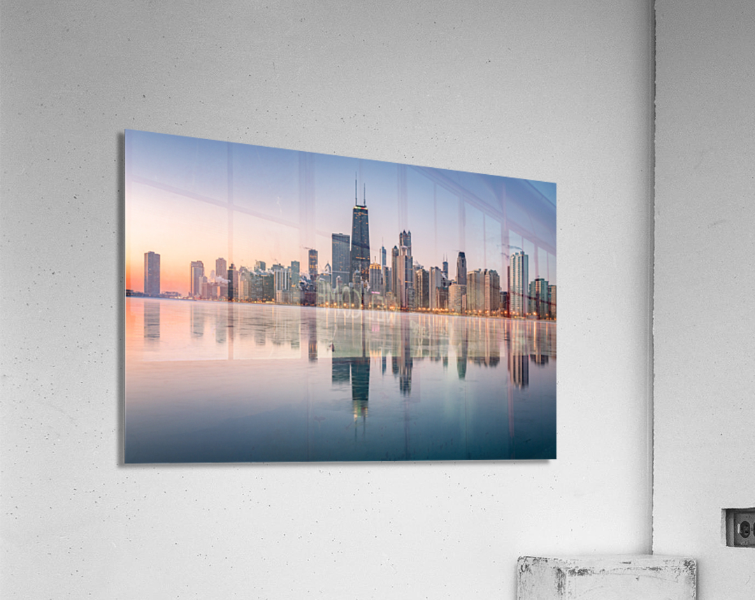 Chicago Illinois Skyline  Acrylic Print 