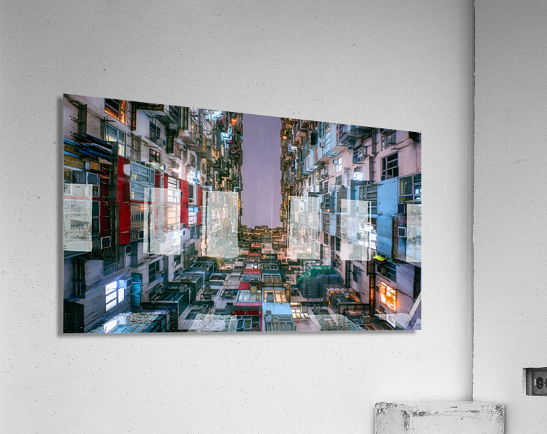 Monster Building Hong Kong  Acrylic Print 