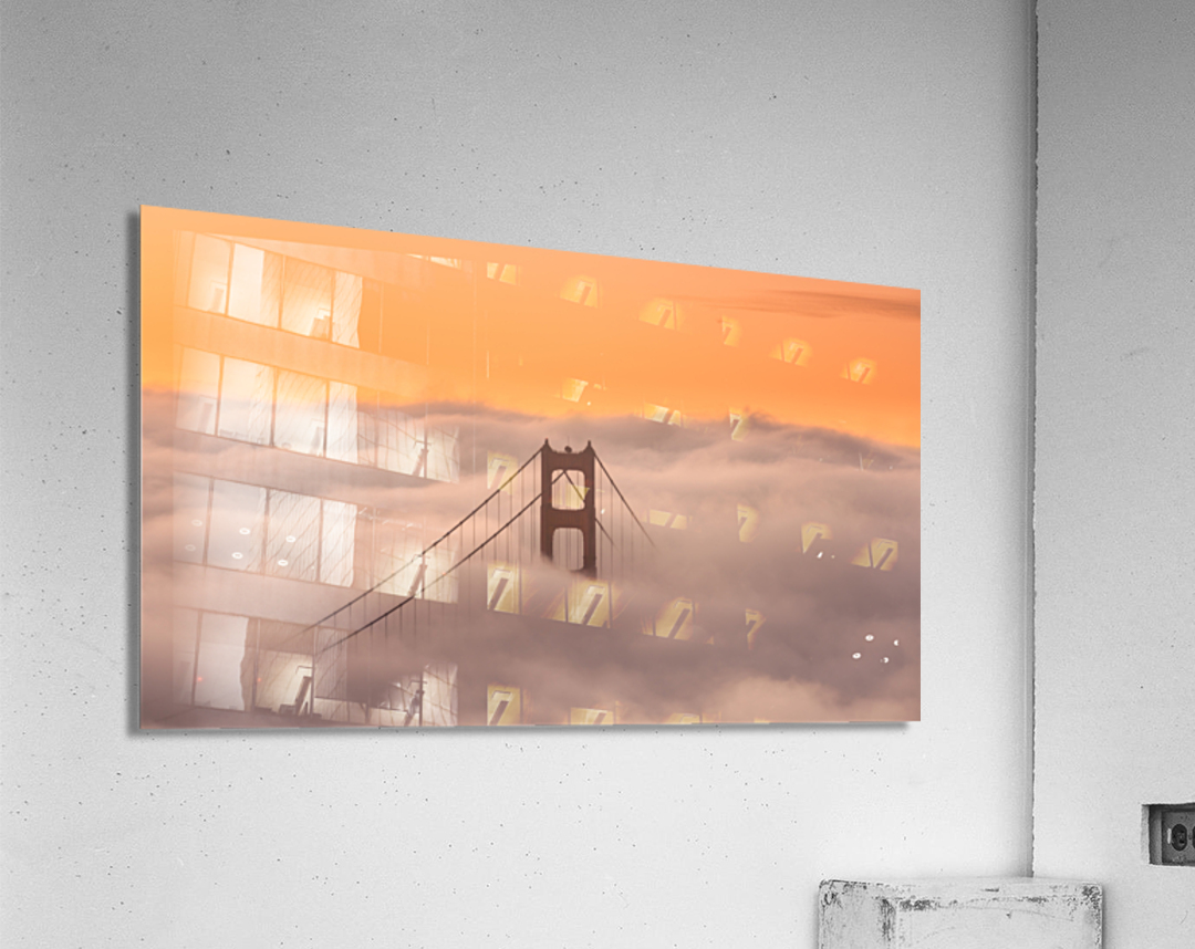 Heavens Gate San Francisco Acrylic Print