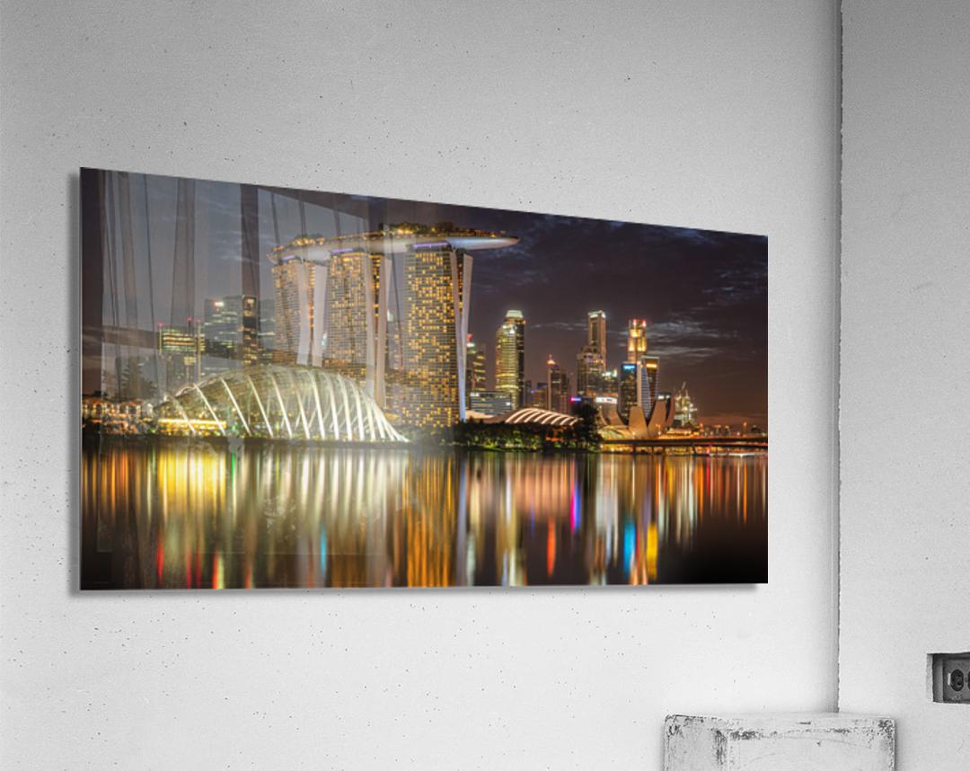 Singapore Skyline Acrylic Print