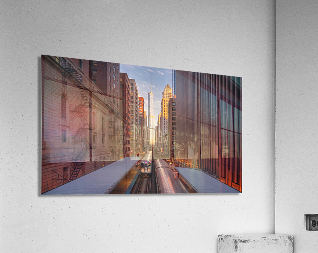 The Loop Chicago  Acrylic Print 