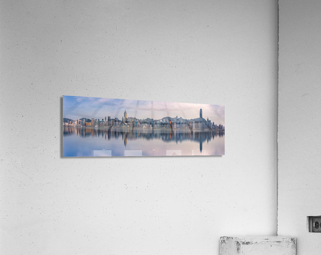 Hong Kong Skyline Panorama  Acrylic Print 