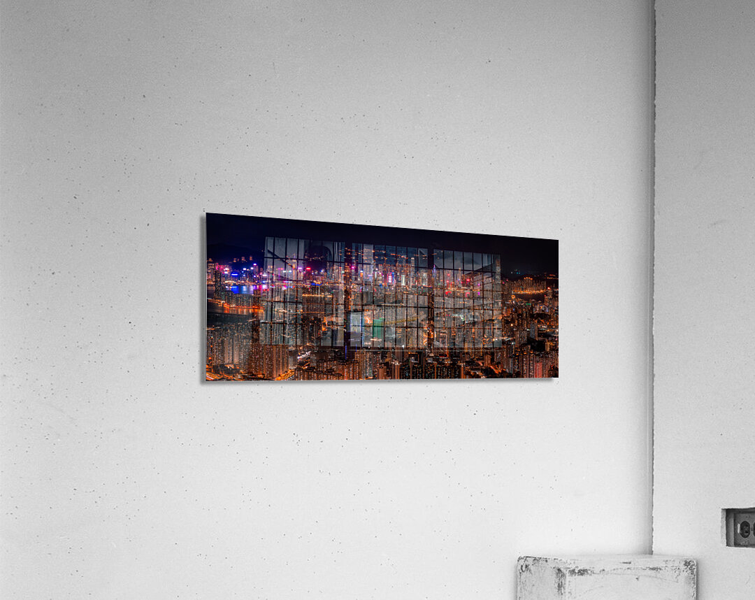 Bright Lights Big City  Acrylic Print 