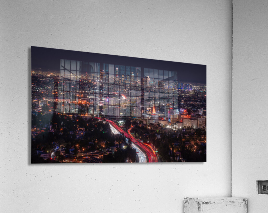 City of Lights | Los Angeles Night Photo Acrylic Print