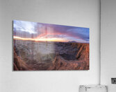 Moonscape Overlook Utah  Acrylic Print