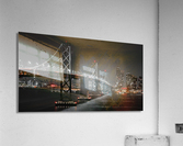 Bay Bridge At Night  Acrylic Print