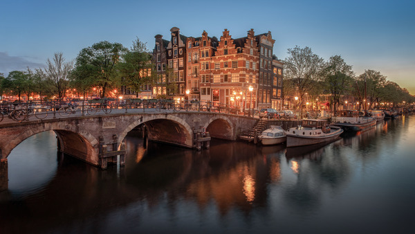 Lights on Amsterdam Print