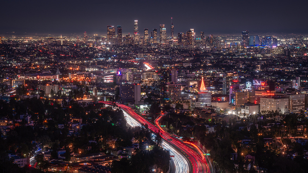 City of Lights | Los Angeles Night Photo Print