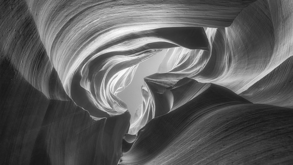 Monochrome Canyon Formations |  Arizona Print