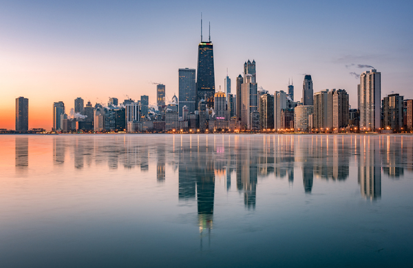 Chicago Illinois Skyline Print