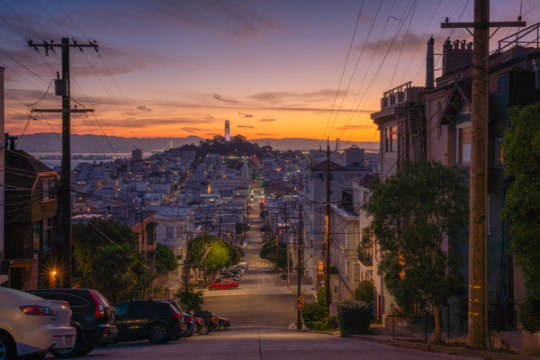 Streets of San Francisco Print