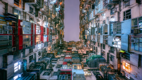 Monster Building Hong Kong Print