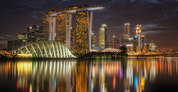 Singapore Skyline Print