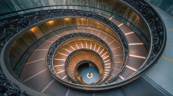 Vatican Spiral Stairs Print