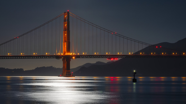 Moon Light Bay Area Print