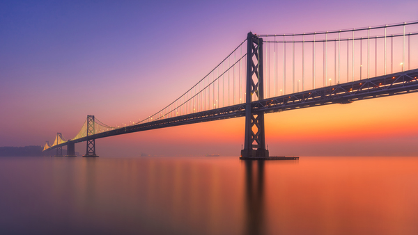 Bay Bridge Sunrise Print
