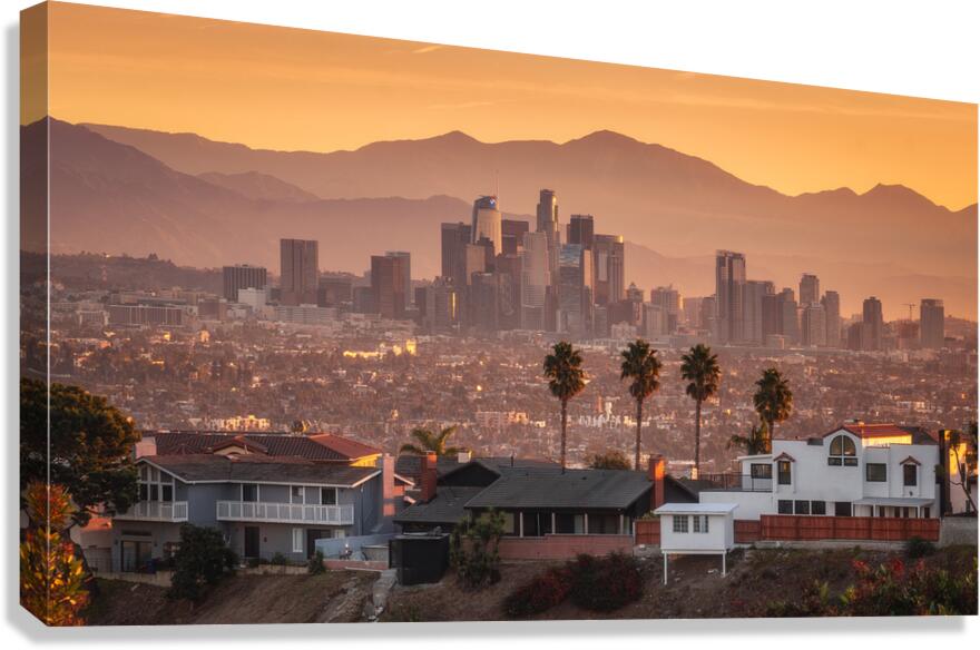 Downtown Los Angeles Morning Light Canvas Print