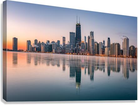 Chicago Illinois Skyline  Canvas Print