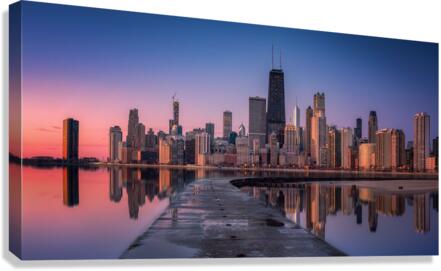 CHICAGO ILLINOIS USA DUTCH PHOTOGRAPHER  Canvas Print