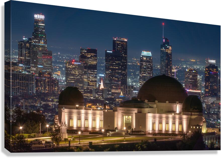 The Griffith Observatory L.A.   Canvas Print