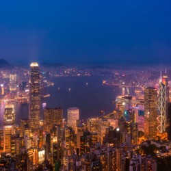 Blue Night Hong Kong