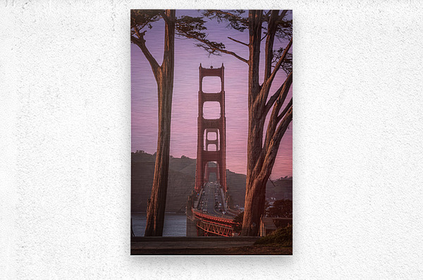 Golden Gate Bridge San Francisco  Metal print