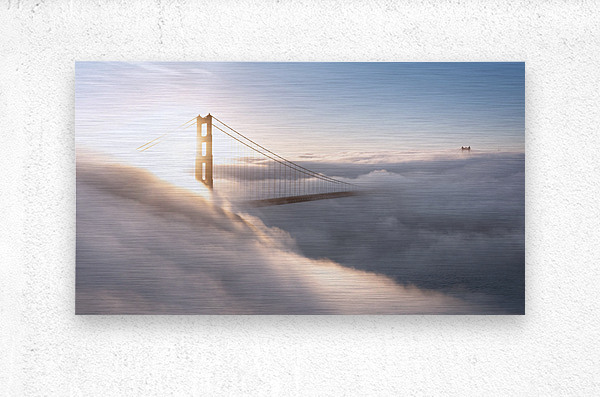 Golden Gate Sunrise  Metal print