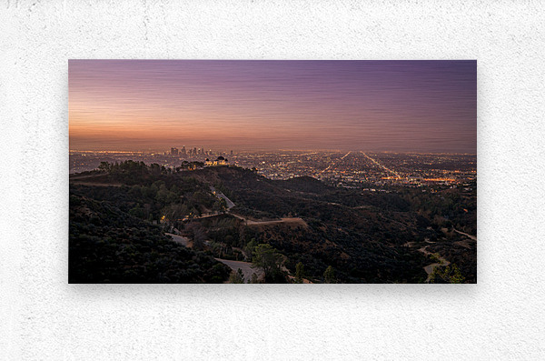 Griffith Observatory Los Angeles  Metal print