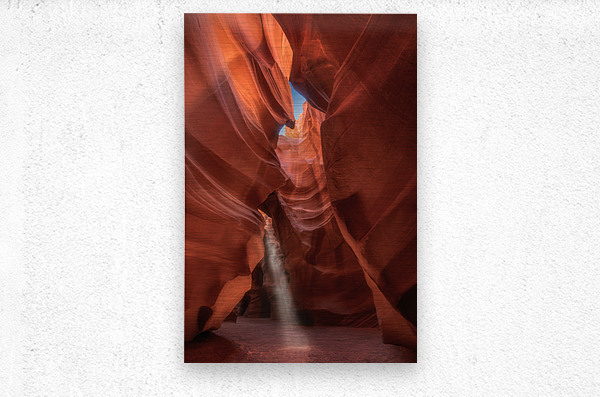 Last Light Upper Antelope Canyon  Metal print
