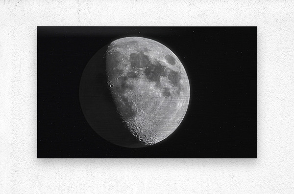 The Moon  Metal print