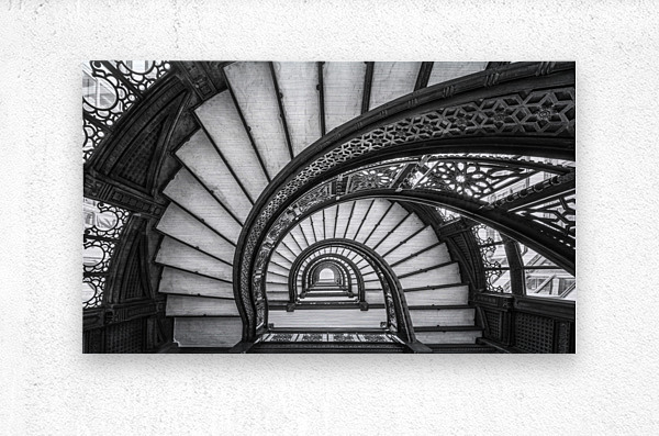 The Rookery Spiral Stairs  Metal print