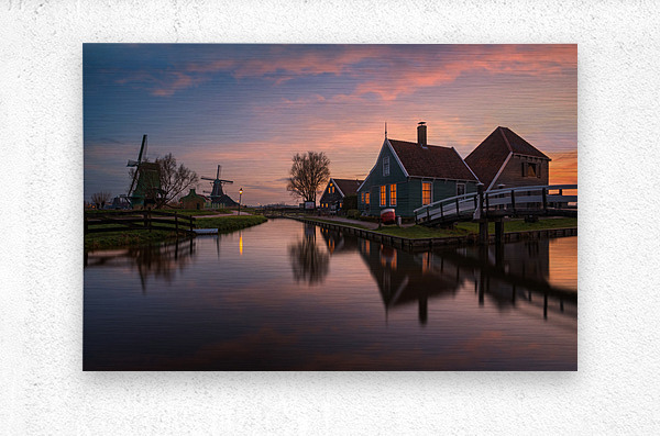 Dutch Landscape  Metal print