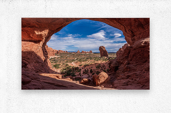 Double Arch  Metal print