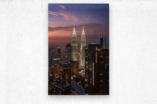Twin Towers Kuala Lumpur  Metal print