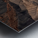 Factory Butte Utah | Erosion and Texture in Desert Landscape Metal print