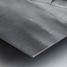 Thames Barrier London | Black and White Long Exposure Photography Metal print