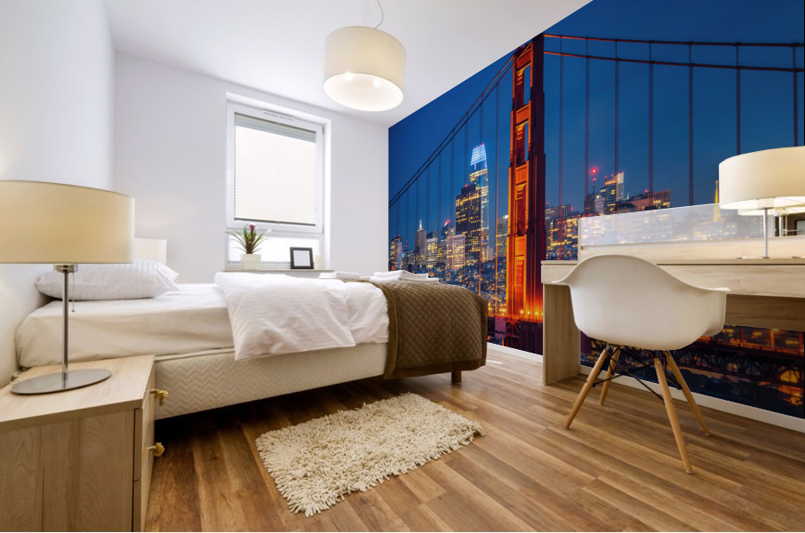 Golden View San Francisco Mural print