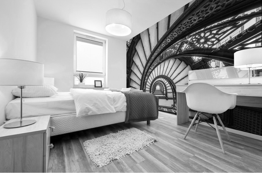 The Rookery Spiral Stairs Mural print