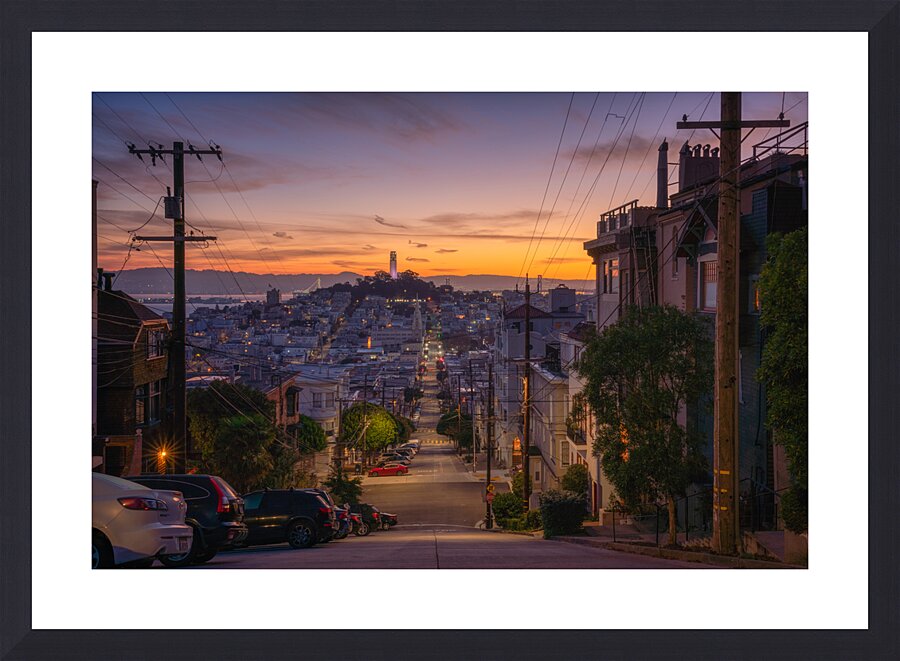 Streets of San Francisco Picture Frame print