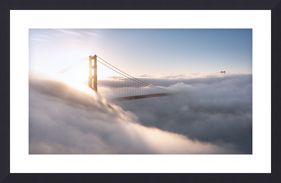 Golden Gate Sunrise Picture Frame print