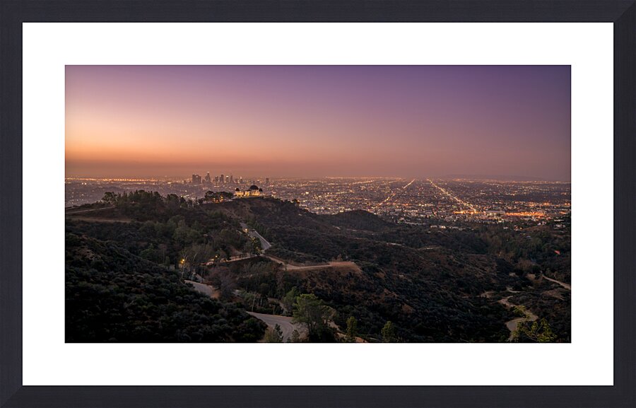 Griffith Observatory Los Angeles Picture Frame print