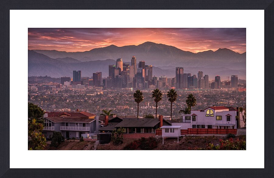L.A. Sunrise Picture Frame print