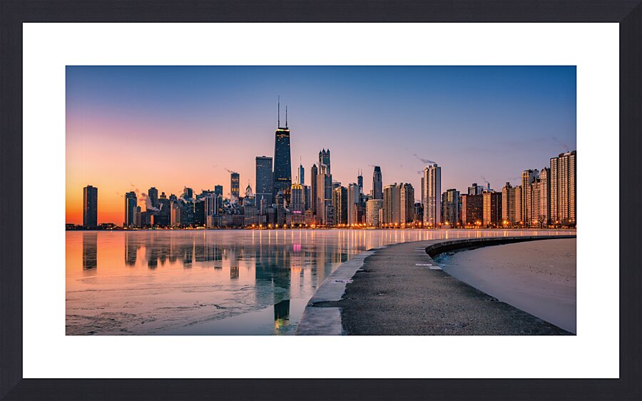 Chicago Illinois  Picture Frame print