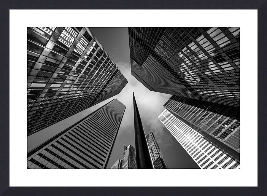 Totonto Financial District  Framed Print Print