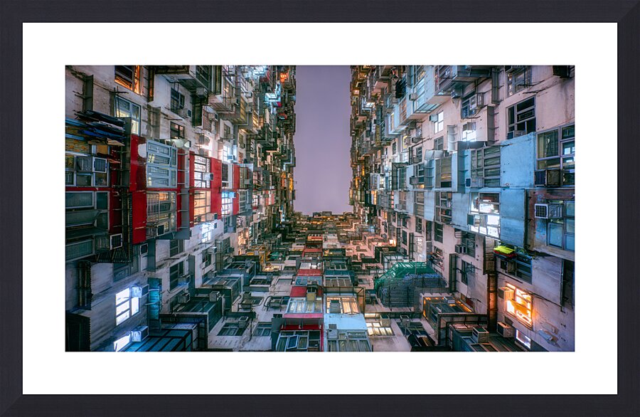 Monster Building Hong Kong  Framed Print Print