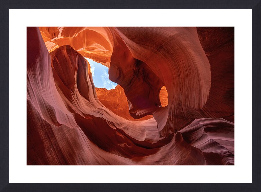 Seahorse Lower Antelope Canyon  Framed Print Print