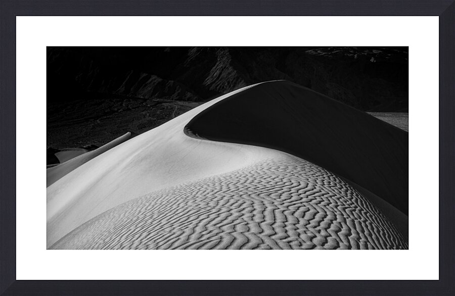 Mesquite Flatdunes Death Valley National Park Picture Frame print